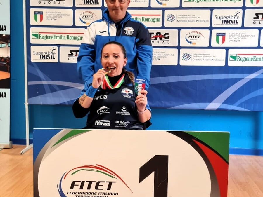 Campionati Paralimpici 2024 - Maria paola Tolu con il coach Guido Spano